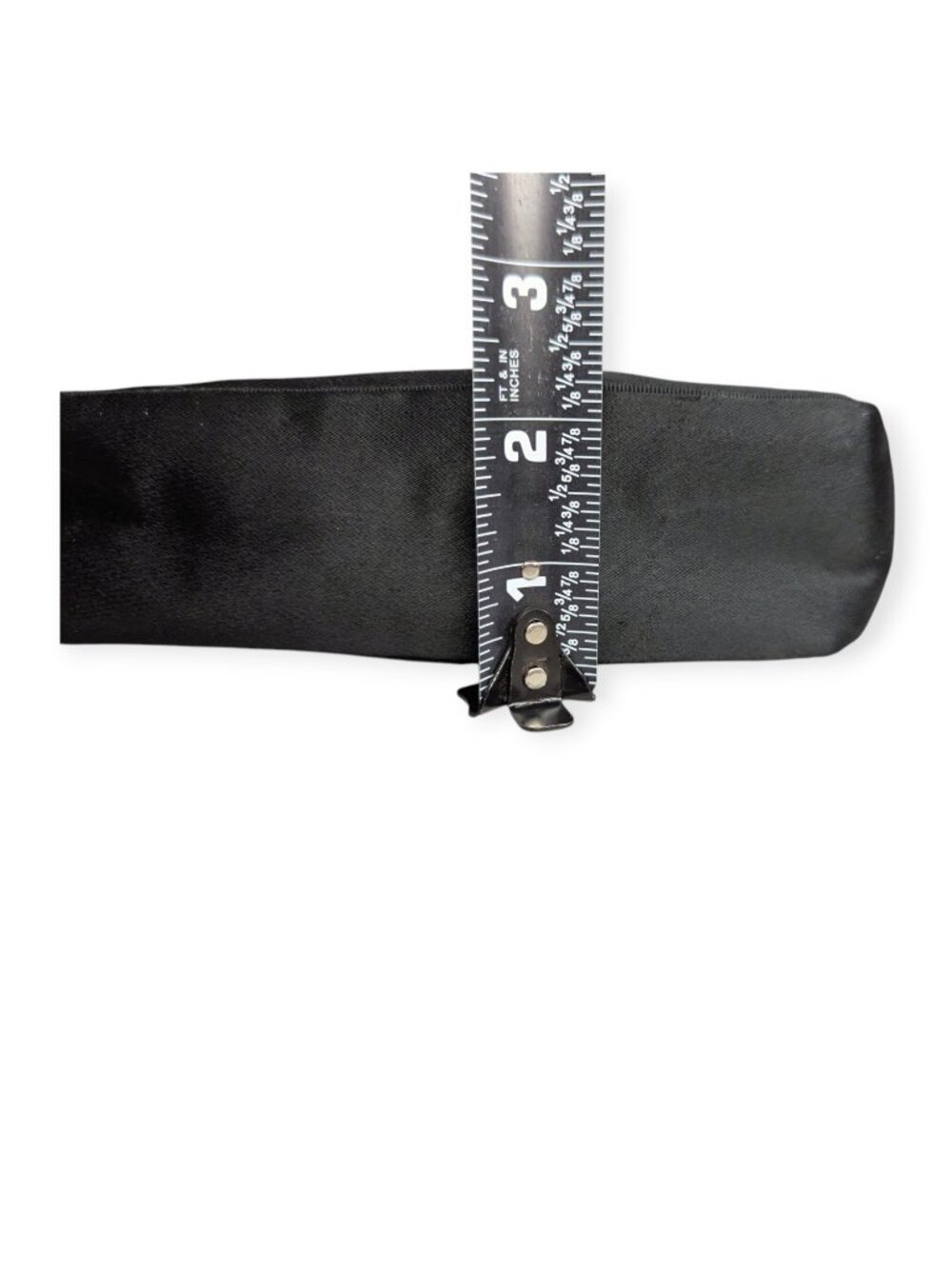 Ande Classic Black Shoulder Evening Bag with Adjustable Gold Tone Chain Strap - Picture 14 of 15